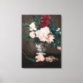 Edouard Manet - Vase van pinda's op kleine voetjes Canvas Afdruk (Voorkant)