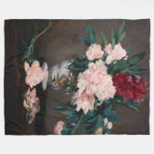 Edouard Manet - Vase van pinda's op kleine voetjes Fleece Deken (Voorkant (Horizontaal))