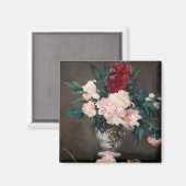 Edouard Manet - Vase van pinda's op kleine voetjes Magneet (Voorkant / Achterkant)