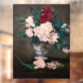 Edouard Manet - Vase van pinda's op kleine voetjes Raamsticker (Vel 2)