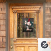 Edouard Manet - Vase van pinda's op kleine voetjes Raamsticker (Huis Deur)