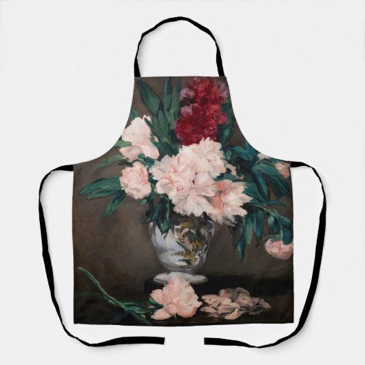 Edouard Manet - Vase van pinda's op kleine voetjes Schort (Voorkant)