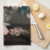 Edouard Manet - Vase van pinda's op kleine voetjes Theedoek (Quarter Fold)