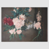 Edouard Manet - Vase van pinda's op kleine voetjes Tissuepapier (Voorkant)