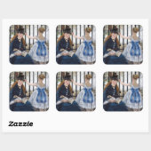 Edouard Manet Vierkante Sticker (Vel)