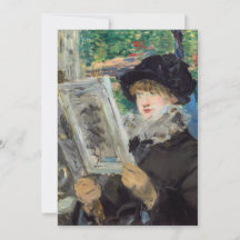 Edouard Manet - Vrouw lezen