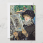 Edouard Manet - Vrouw lezen Kaart (Voorkant)