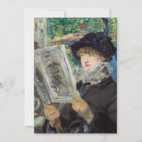 Edouard Manet - Vrouw lezen