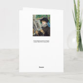 Edouard Manet - Vrouw lezen Kaart (Achterkant)