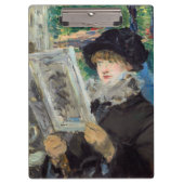 Edouard Manet - Vrouw lezen Klembord (Voorkant)