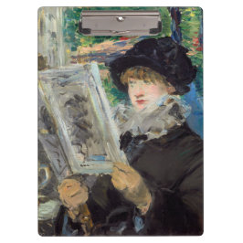 Edouard Manet - Vrouw lezen Klembord