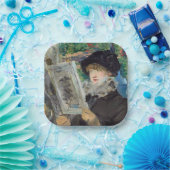 Edouard Manet - Vrouw lezen Papieren Bordje (Feest)