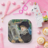 Edouard Manet - Vrouw lezen Papieren Bordje (Feest)