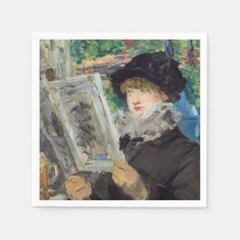 Edouard Manet - Vrouw lezen Servet