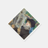 Edouard Manet - Vrouw lezen Servet (Hoek)