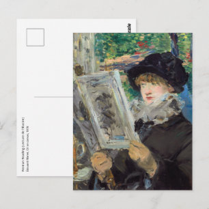 Edouard Manet - Vrouw lezend Briefkaart