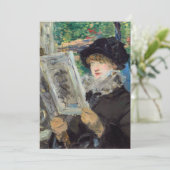 Edouard Manet - Vrouw lezend Kaart (Staand voorkant)