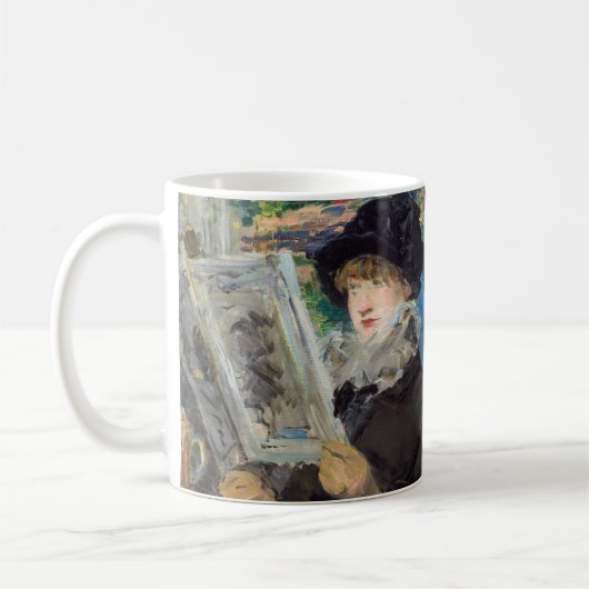 Edouard Manet - Vrouw lezend Koffiemok (Links)
