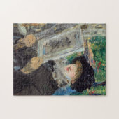 Edouard Manet - Vrouw lezend Legpuzzel (Horizontaal)