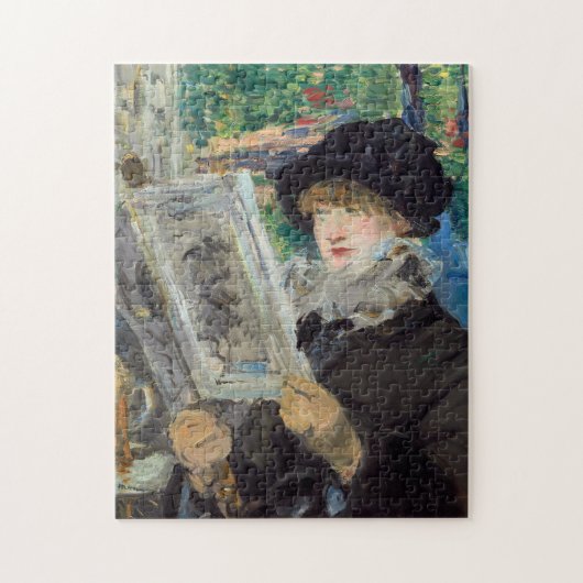 Edouard Manet - Vrouw lezend Legpuzzel (Verticaal)