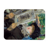 Edouard Manet - Vrouw lezend Magneet (Horizontaal)