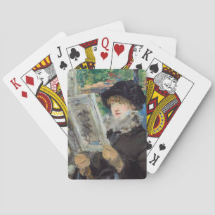 Edouard Manet - Vrouw lezend Pokerkaarten