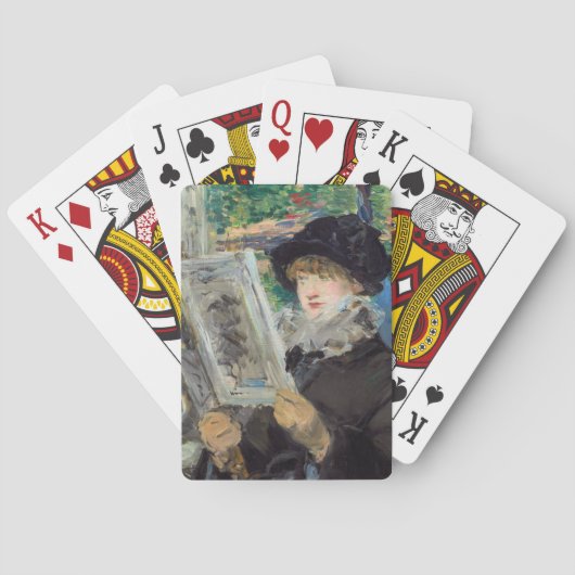Edouard Manet - Vrouw lezend Pokerkaarten (Achterkant)