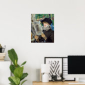 Edouard Manet - Vrouw lezend Poster (Thuiskantoor)