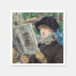 Edouard Manet - Vrouw lezend Servet