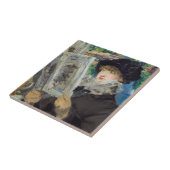 Edouard Manet - Vrouw lezend Tegeltje (Zijkant)