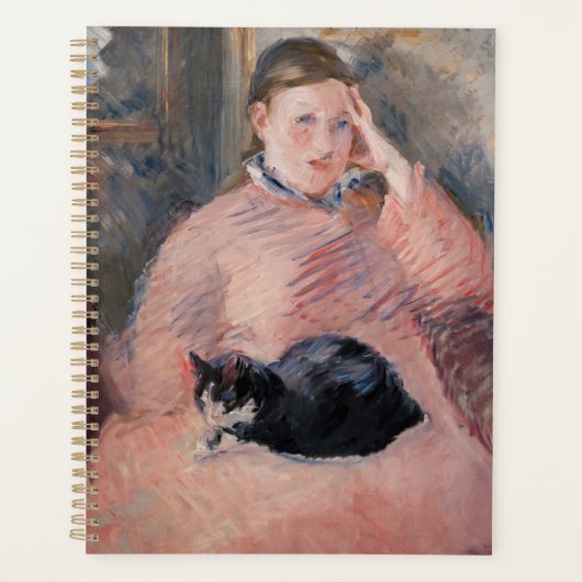 Edouard Manet - Vrouw met een kat Planner (Voorkant)