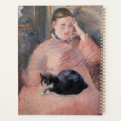 Edouard Manet - Vrouw met een kat Planner (Achterkant)
