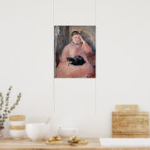 Edouard Manet - Vrouw met een kat Poster (Keuken)