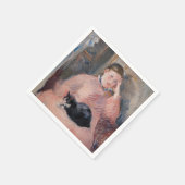 Edouard Manet - Vrouw met een kat Servet (Hoek)