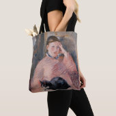 Edouard Manet - Vrouw met een kat Tote Bag (Dichtbij)