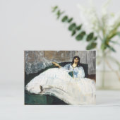 Edouard Manet - Vrouw met een ventilator Briefkaart (Staand voorkant)