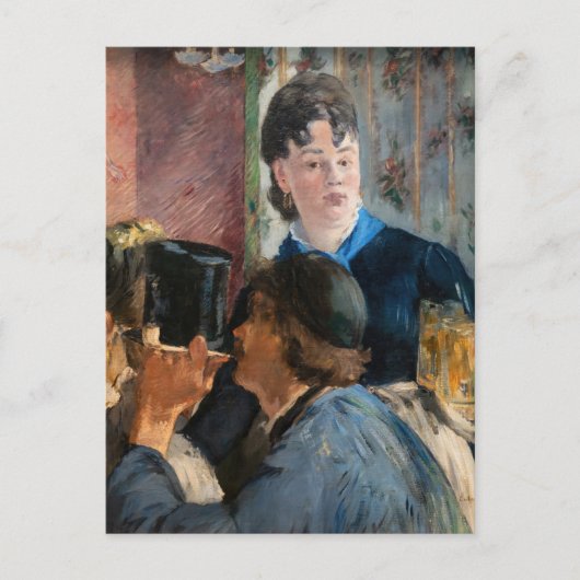 Edouard Manet - Waitress Serving Beer Briefkaart (Voorkant)