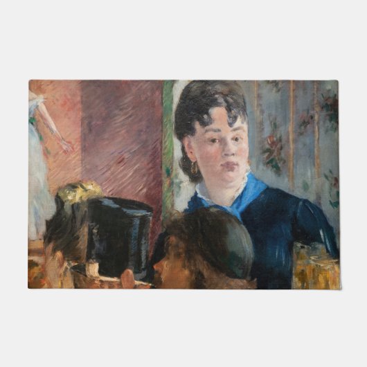 Edouard Manet - Waitress Serving Beer Deurmat (Voorkant)