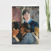 Edouard Manet - Waitress Serving Beer Kaart (Voorkant)