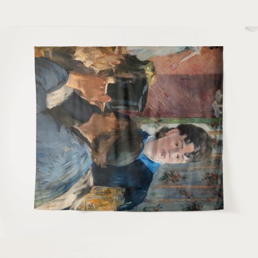 Edouard Manet - Waitress Serving Beer Wandkleed (Voorkant (horizontaal))