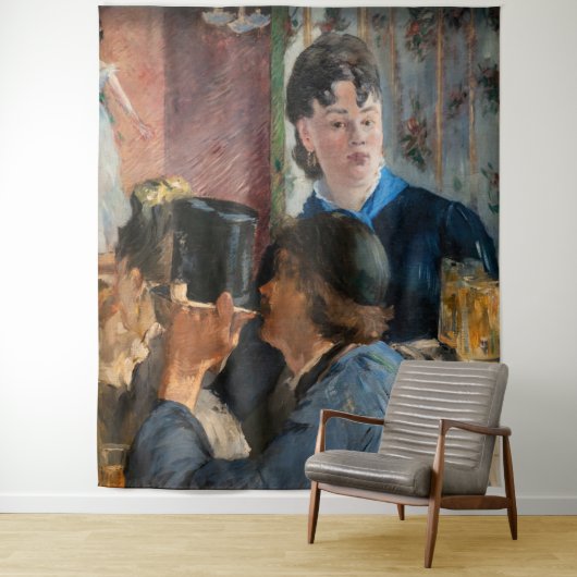 Edouard Manet - Waitress Serving Beer Wandkleed (In situ)