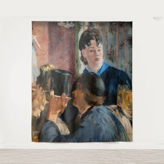 Edouard Manet - Waitress Serving Beer Wandkleed (Voorkant)