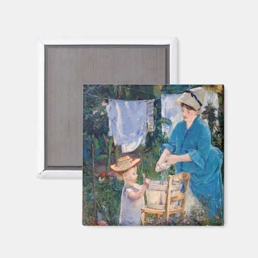 Edouard Manet - Wasgoed Magneet (Voorkant / Achterkant)