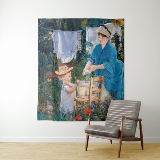Edouard Manet - Wasgoed Wandkleed (In situ)