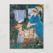 Edouard Manet - Wasmachine Briefkaart (Voorkant)