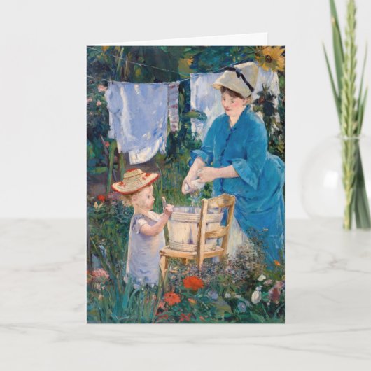 Edouard Manet - Wasmachine Kaart (Voorkant)