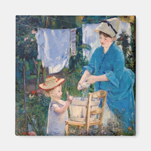 Edouard Manet - Wasmachine Magneet (Voorkant)