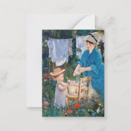 Edouard Manet - Wasmachine Notitiekaartje