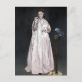 Édouard Manet Young Lady in 1866 Briefkaart (Voorkant)