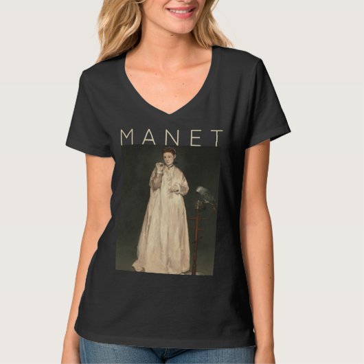 Édouard Manet Young Lady in 1866 for Artists T-shirt (Voorkant)